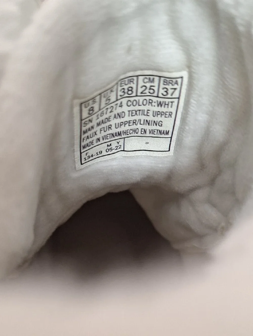 Skechers White Faux-Fur Lined Winter Boots